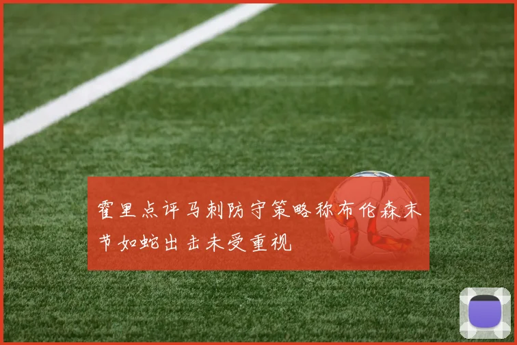 霍里点评马刺防守策略称布伦森末节如蛇出击未受重视